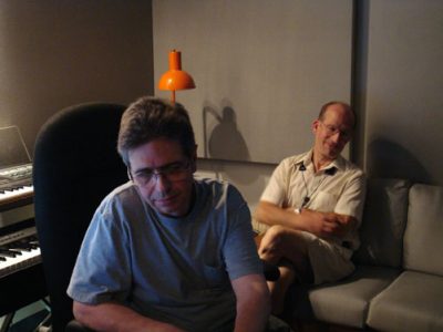 with Bobby Brough at RMP studio, 2004