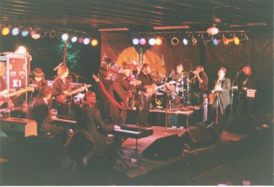 with Ronnie Hawkins and the Hawks and The Band - Little Rock Arkansas 1995