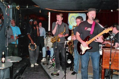 with The Sattalites at The Orbit Room, 2010